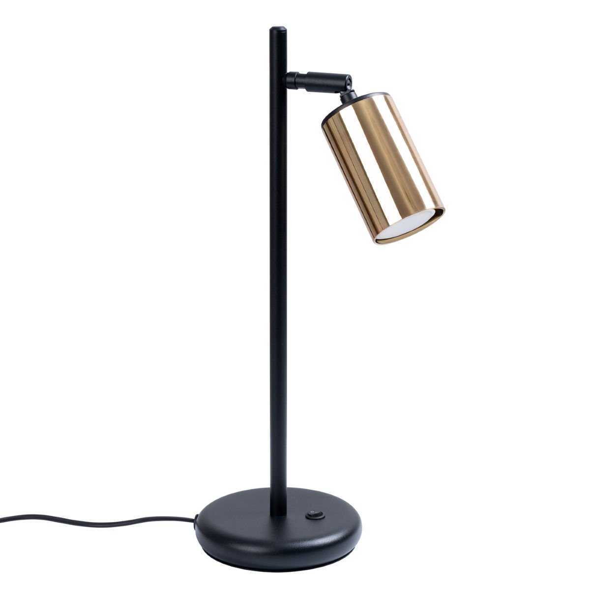 Lampa Biurkowa Winx 1Xgu10 Czarny/Złoty