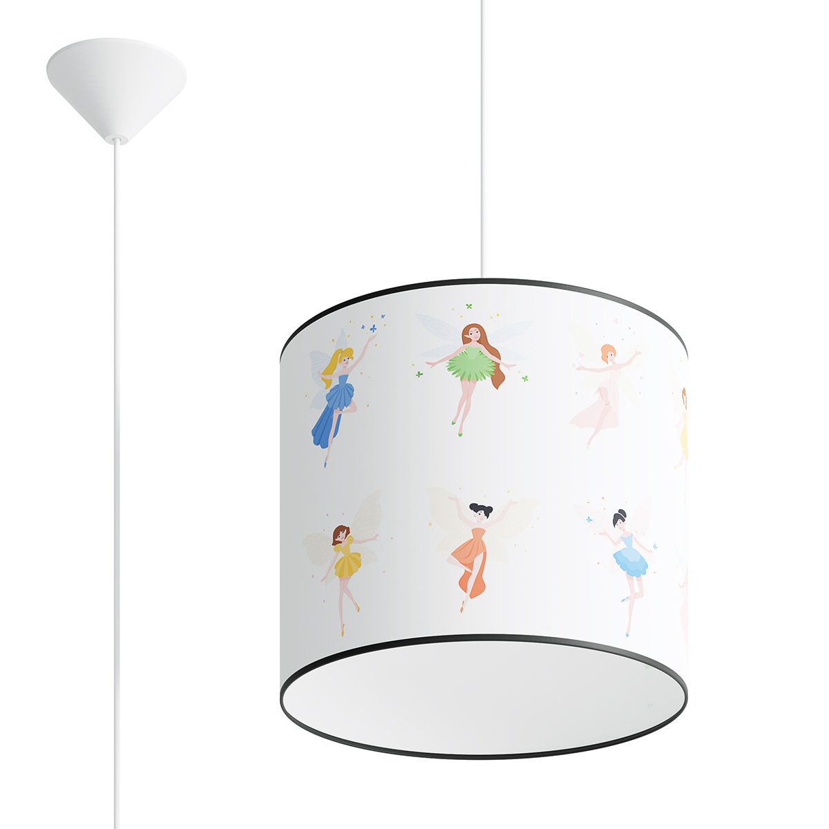 Lampa Wisząca Fairy 30 1Xe27 Wielokolorowy