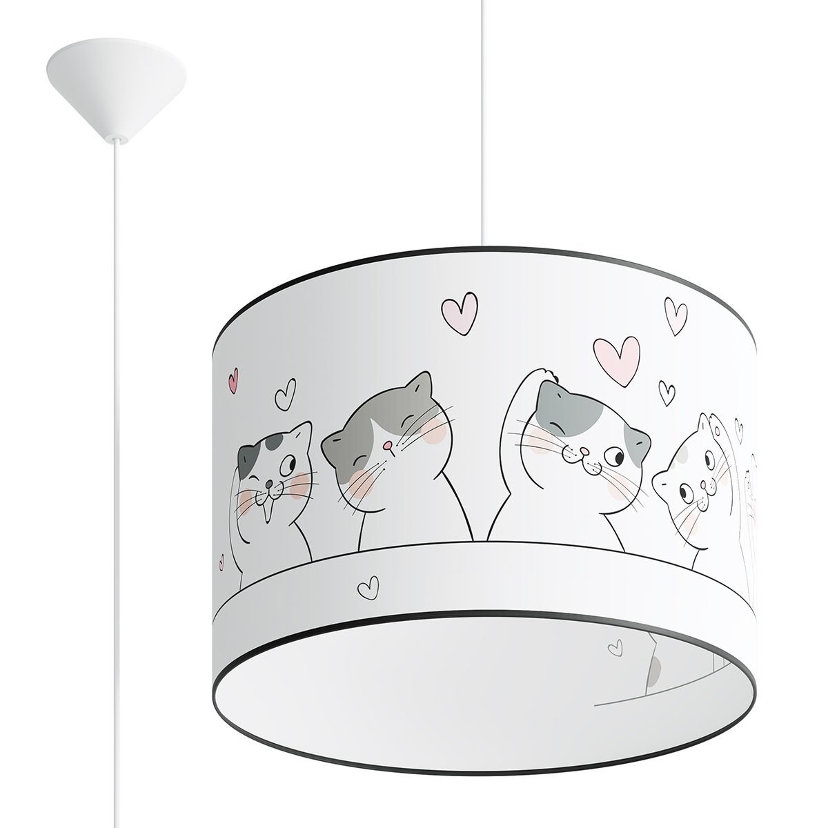 Lampa Wisząca Cat 40 1Xe27 Wielokolorowy