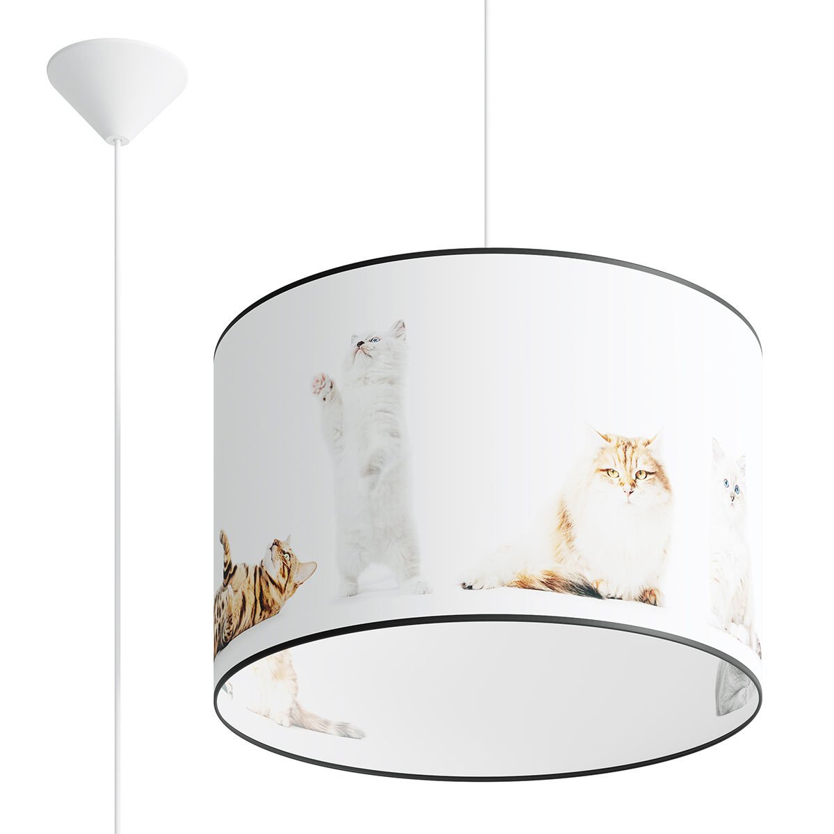 Lampa Wisząca Kitty 40 1Xe27 Wielokolorowy