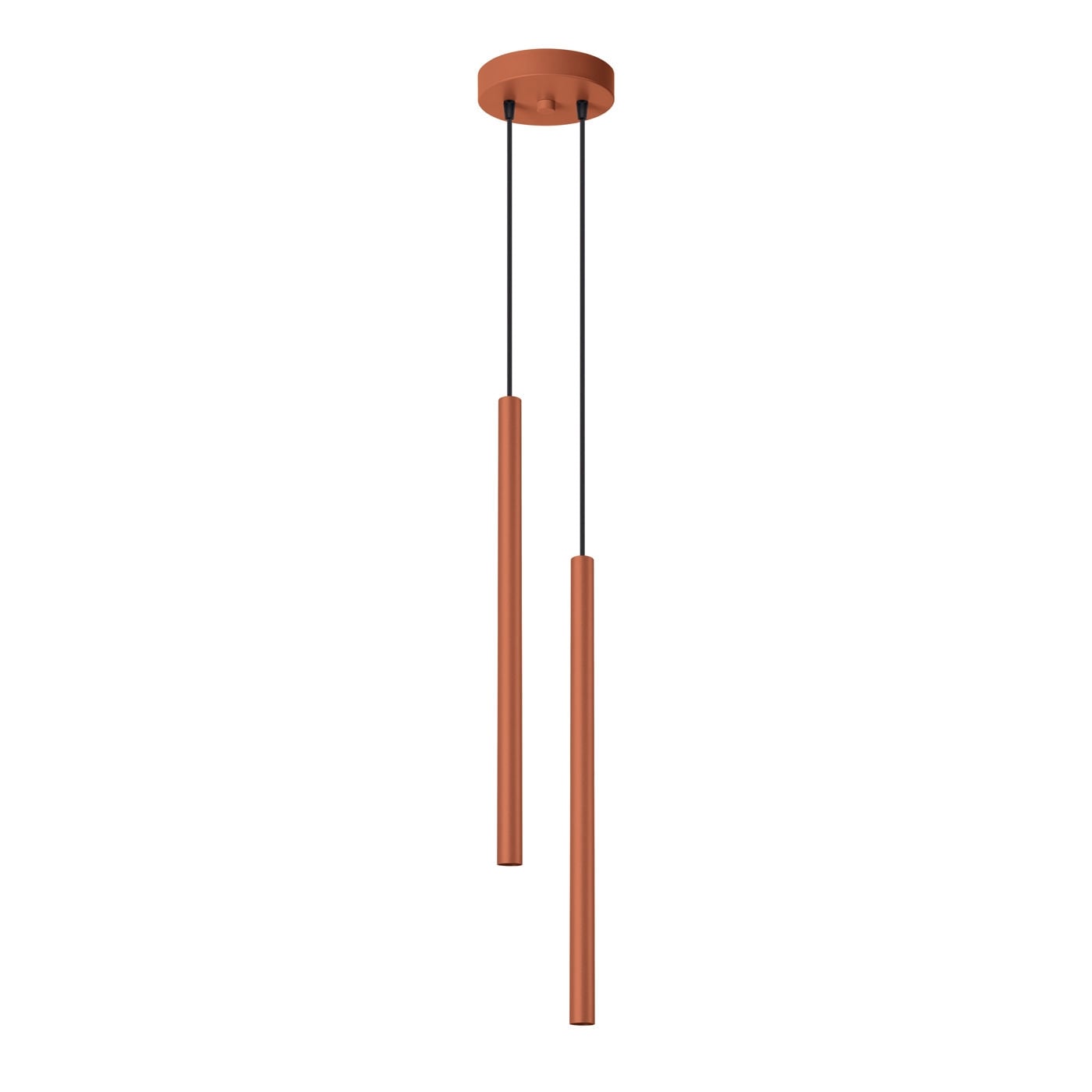 Lampa Wisząca Pastelo Sl.1525 2Xg9 Ochra Czerwona