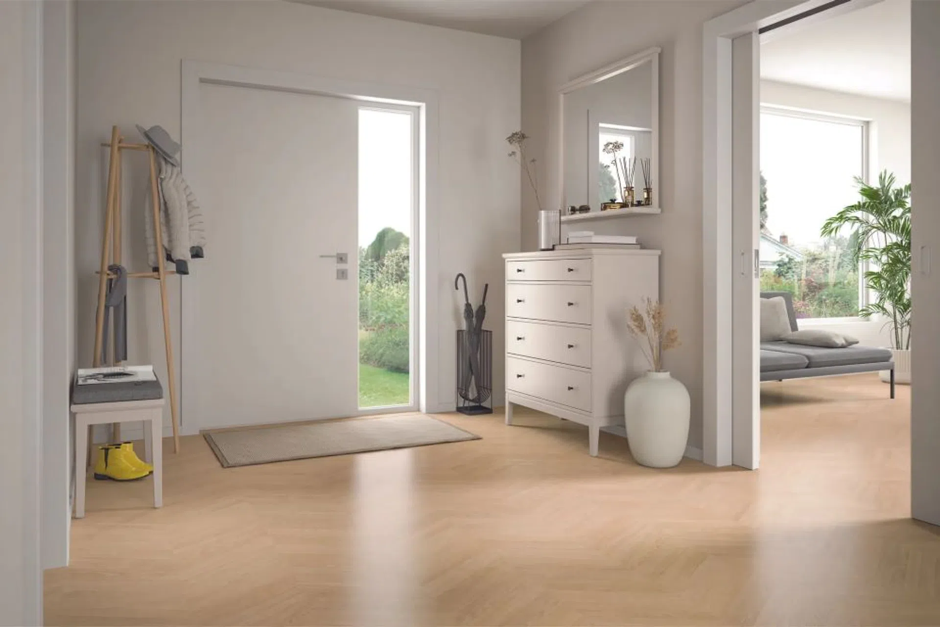 dopasowanie paneli do drzwi