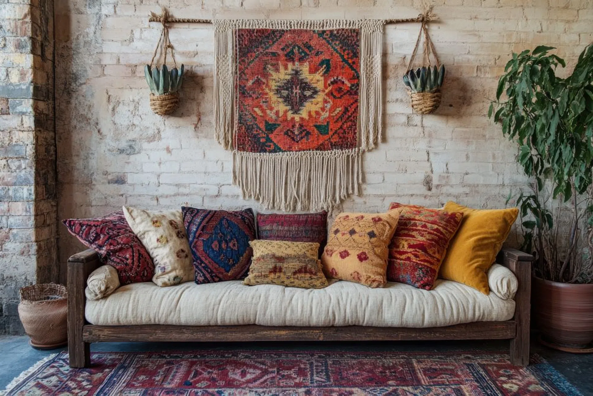 montaż dywanu na ścianie