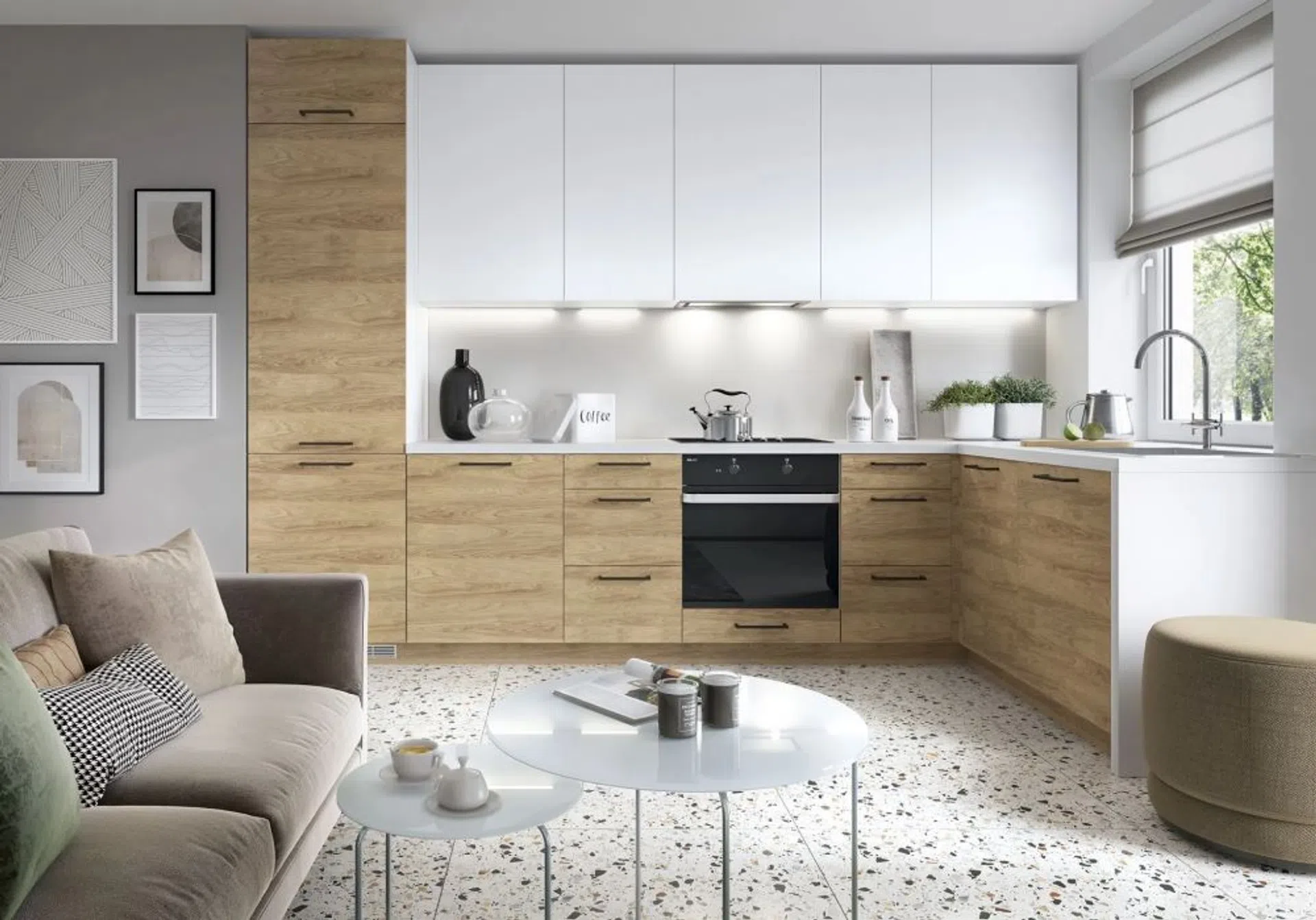 jak urządzić małą kuchnię