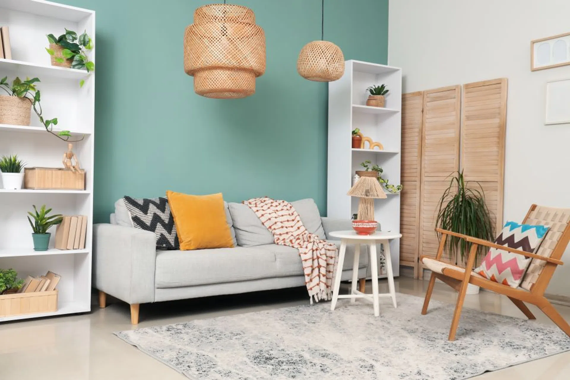 dywany do szarej kanapy