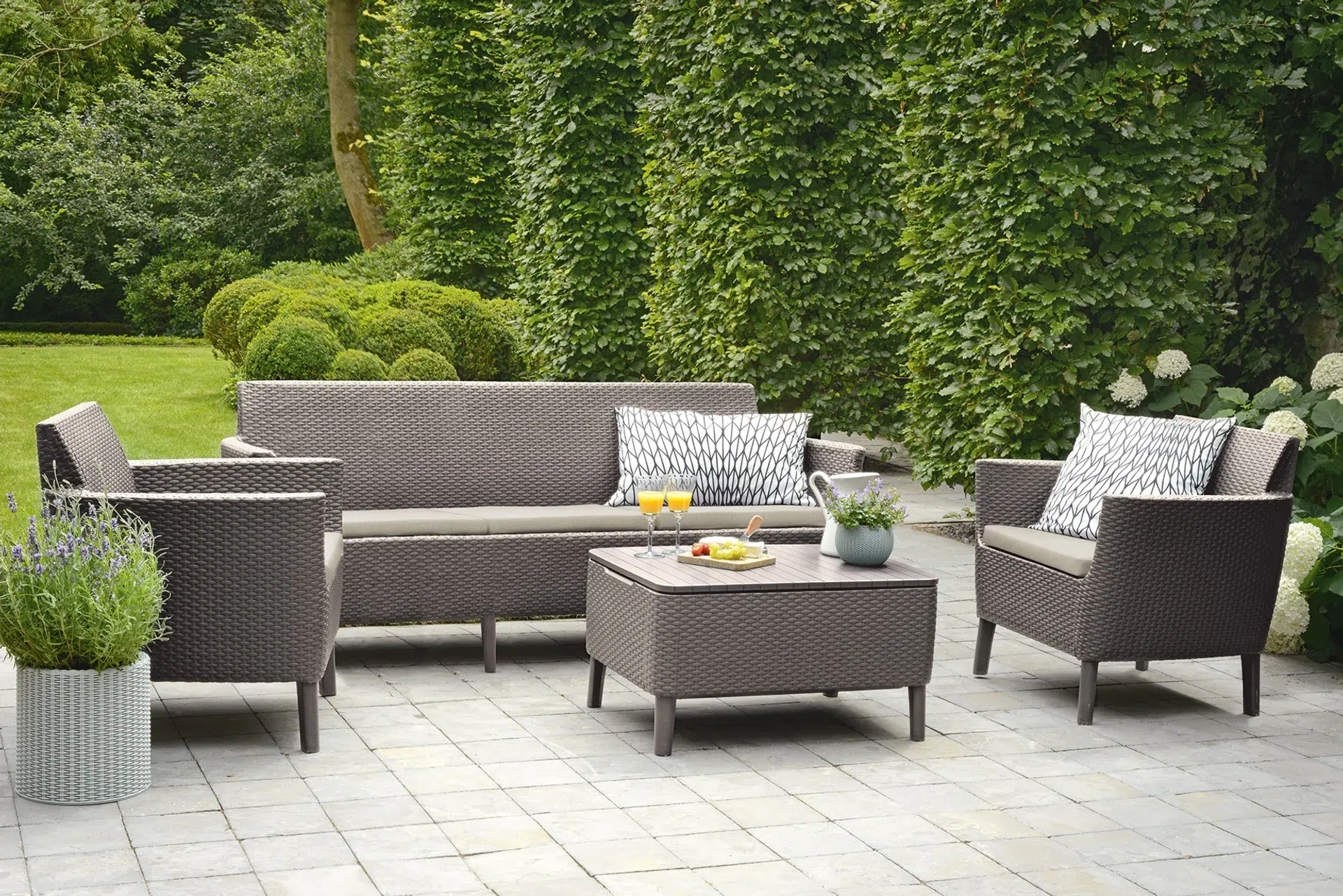 taras i balkon w stylu boho