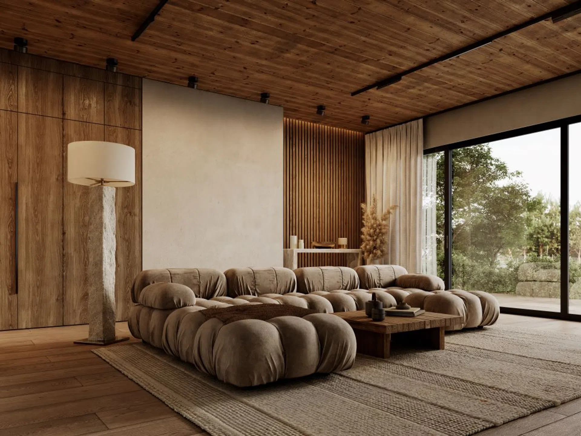 montaż paneli winylowych na ścianie