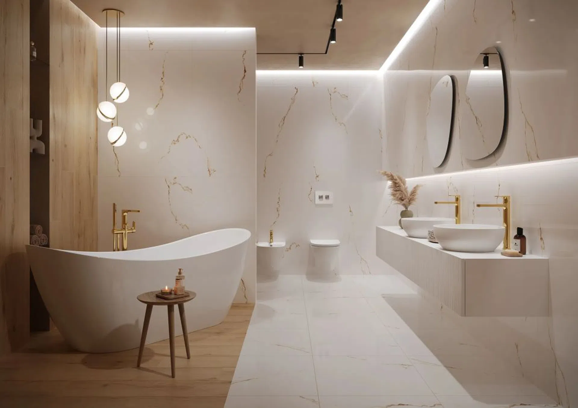 jak zaaranżować białą łazienkę