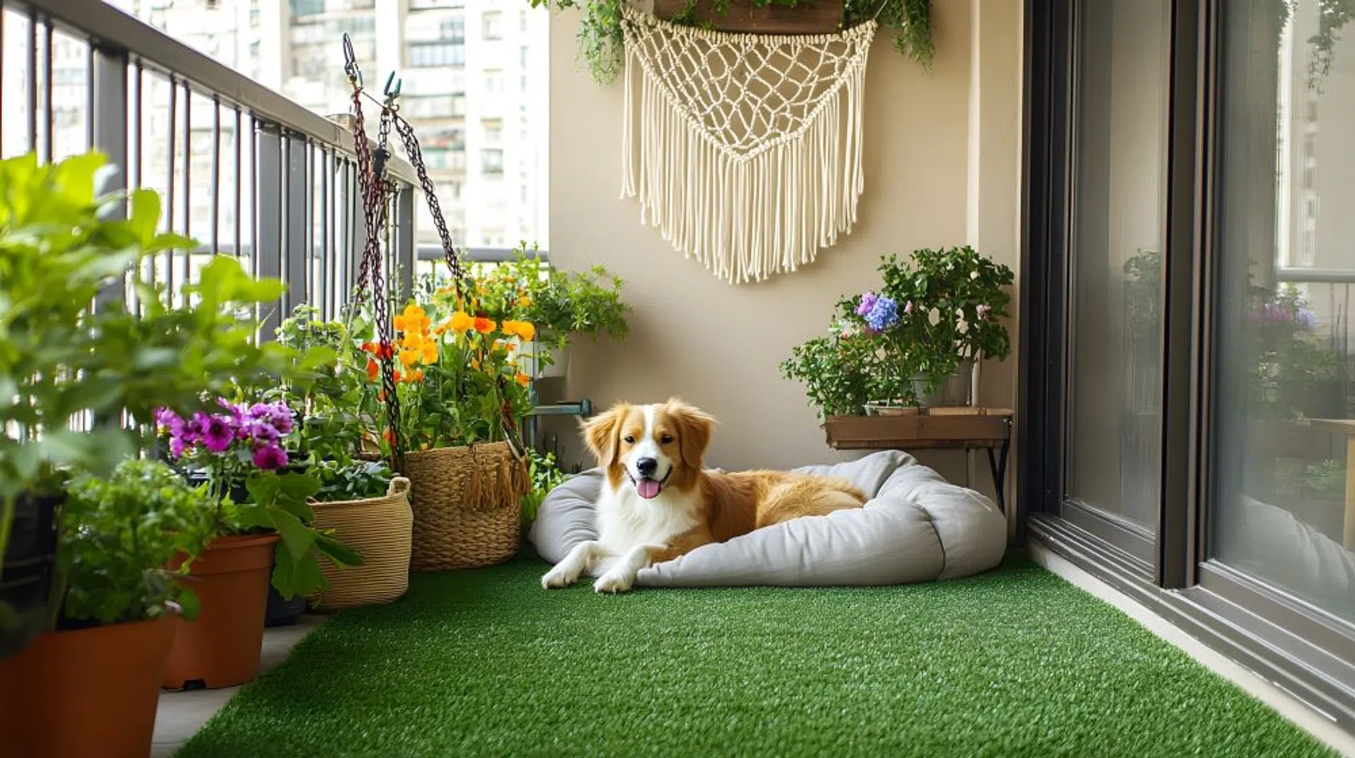 jak przygotować balkon dla psa i kota