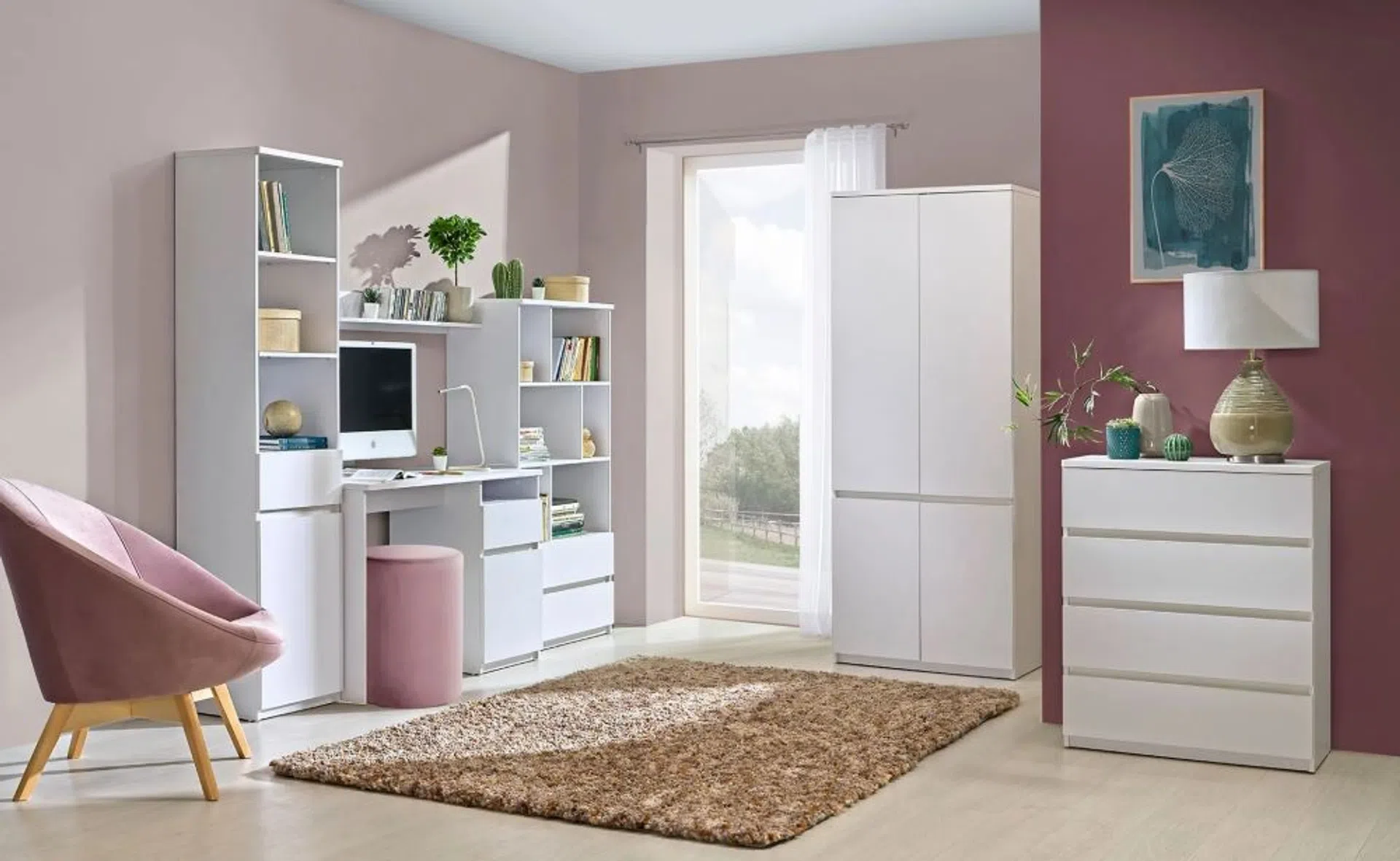 aranżacja małego pokoju dla rodzeństwa