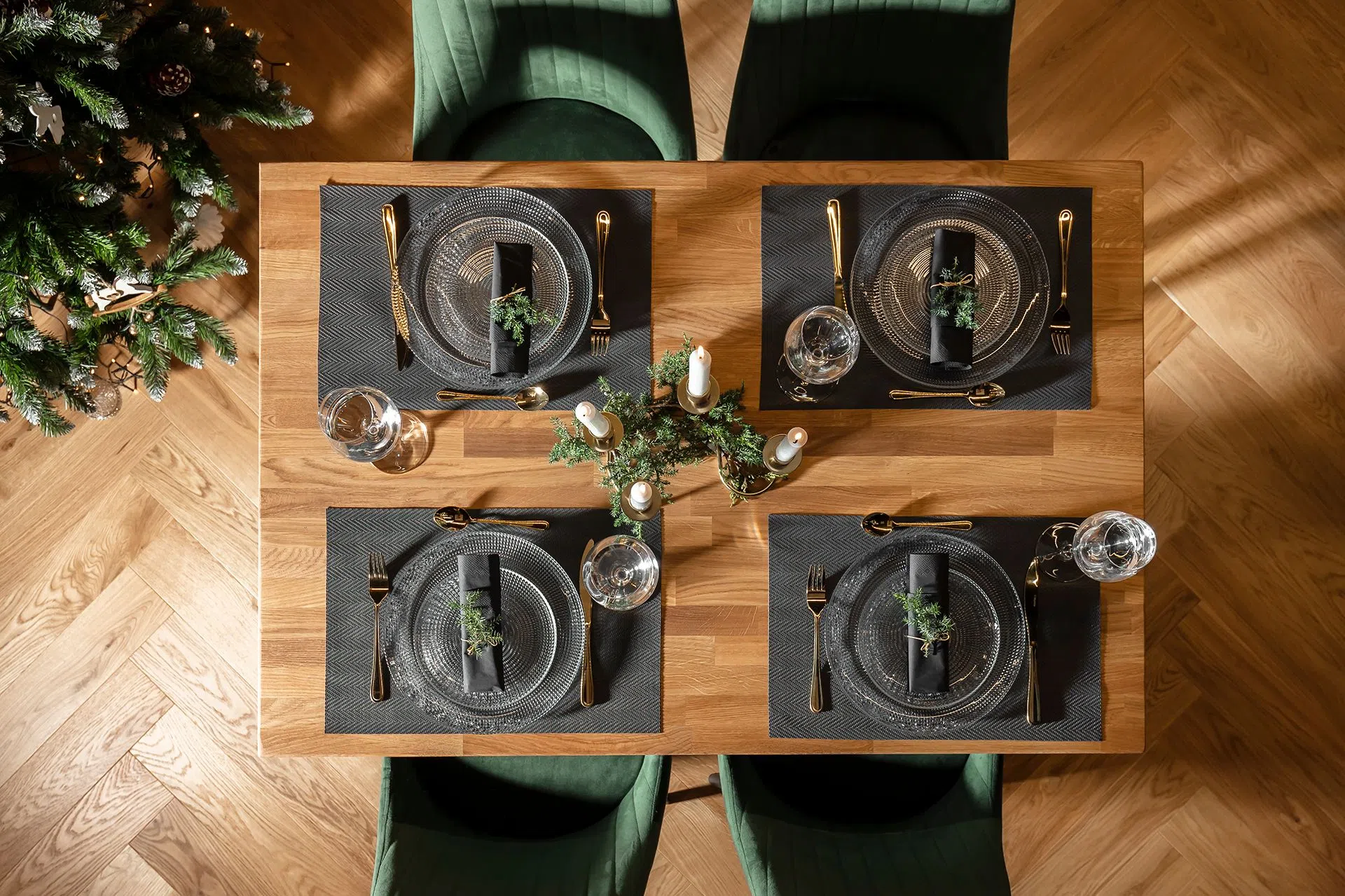 jak udekorować stół na wigilię