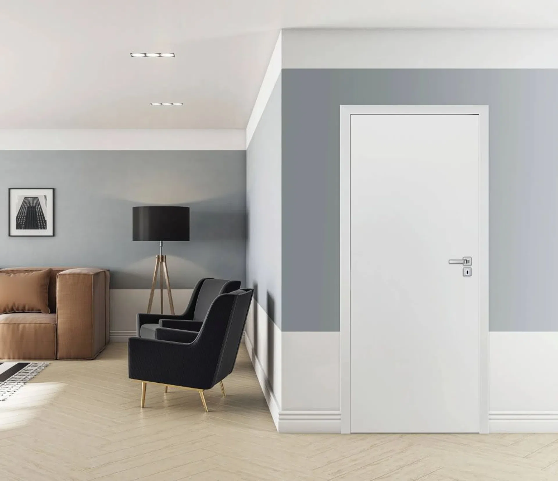 drzwi bezprzylgowe wewnętrzne