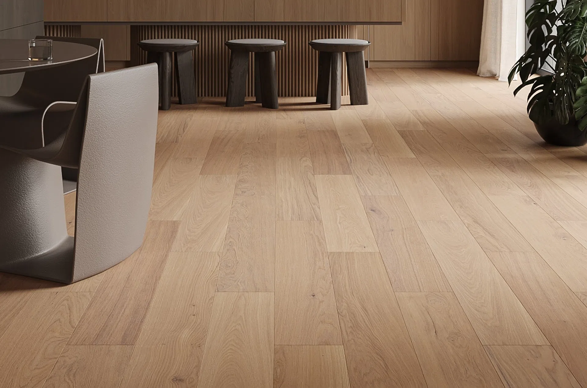 nowoczesna kuchnia z drewnem hero second