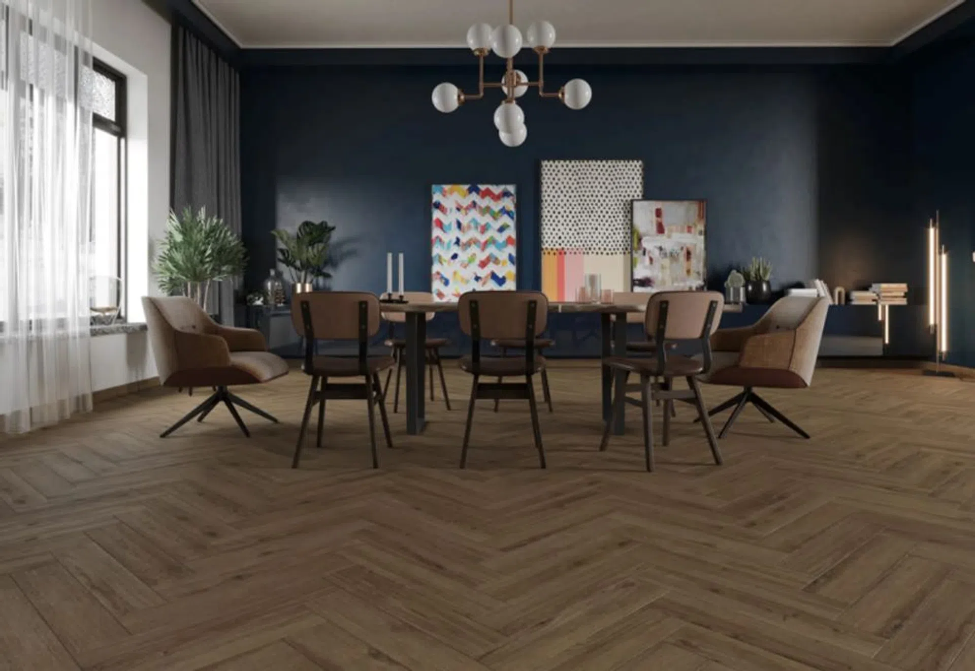 meble do ciemnej podłogi