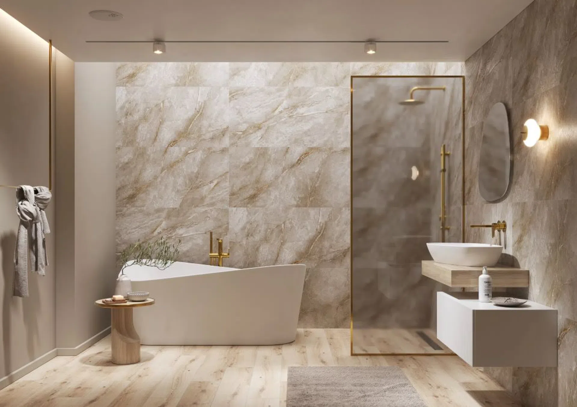 płytki do łazienki matowe czy z połyskiem