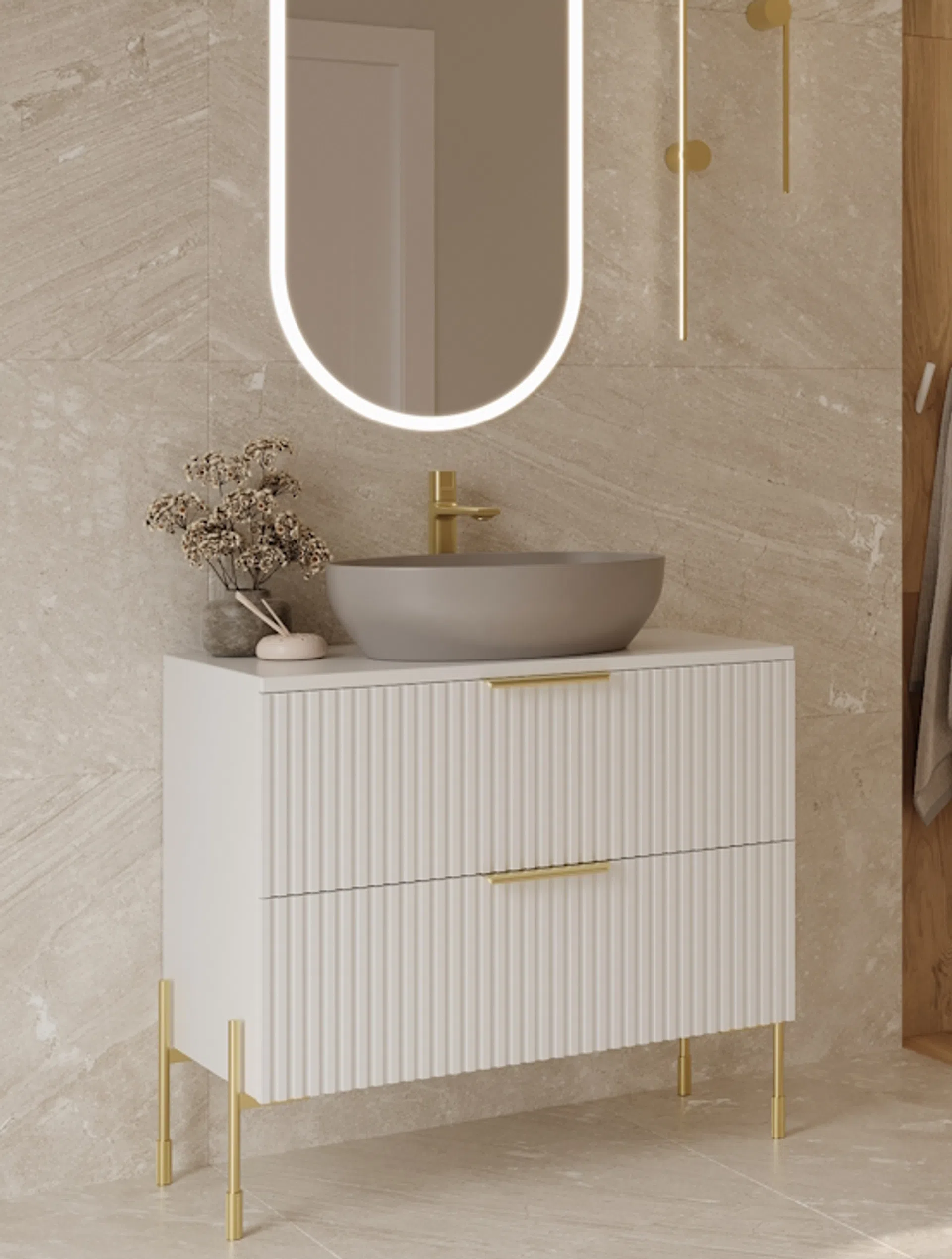 Praktyczna i stylowa łazienka z wanną