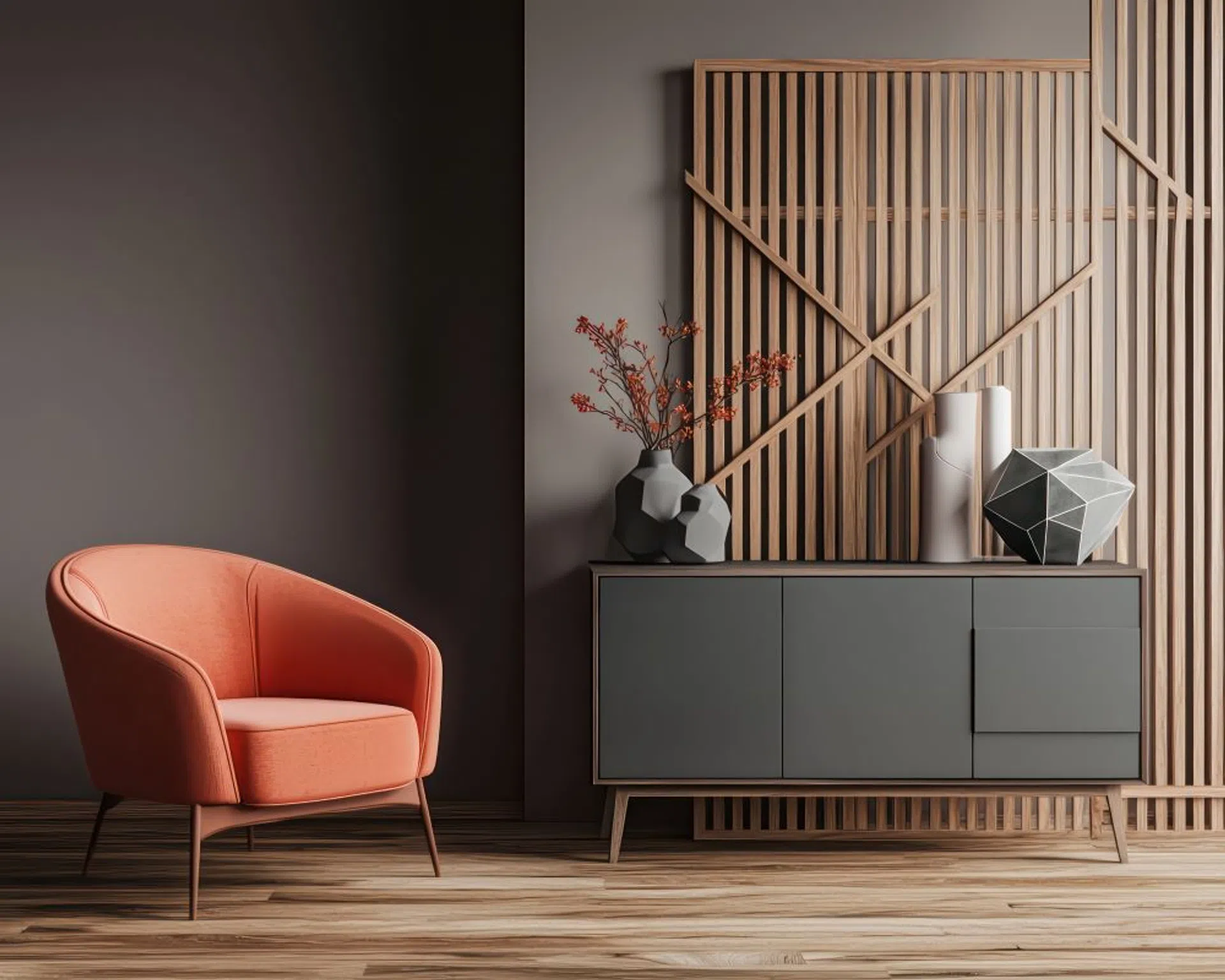 lamele w przedpokoju