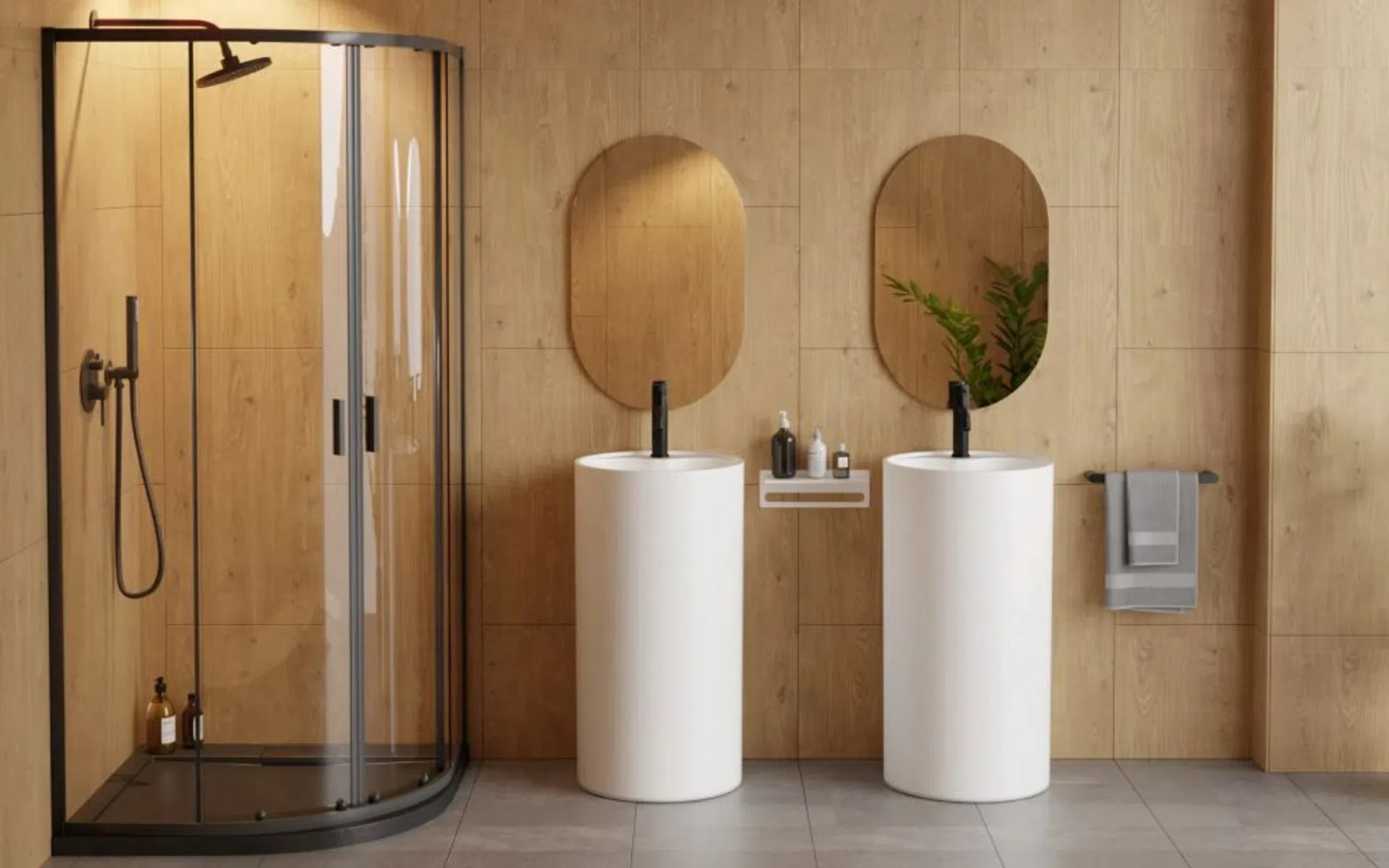 montaż umywalki wolnostojącej