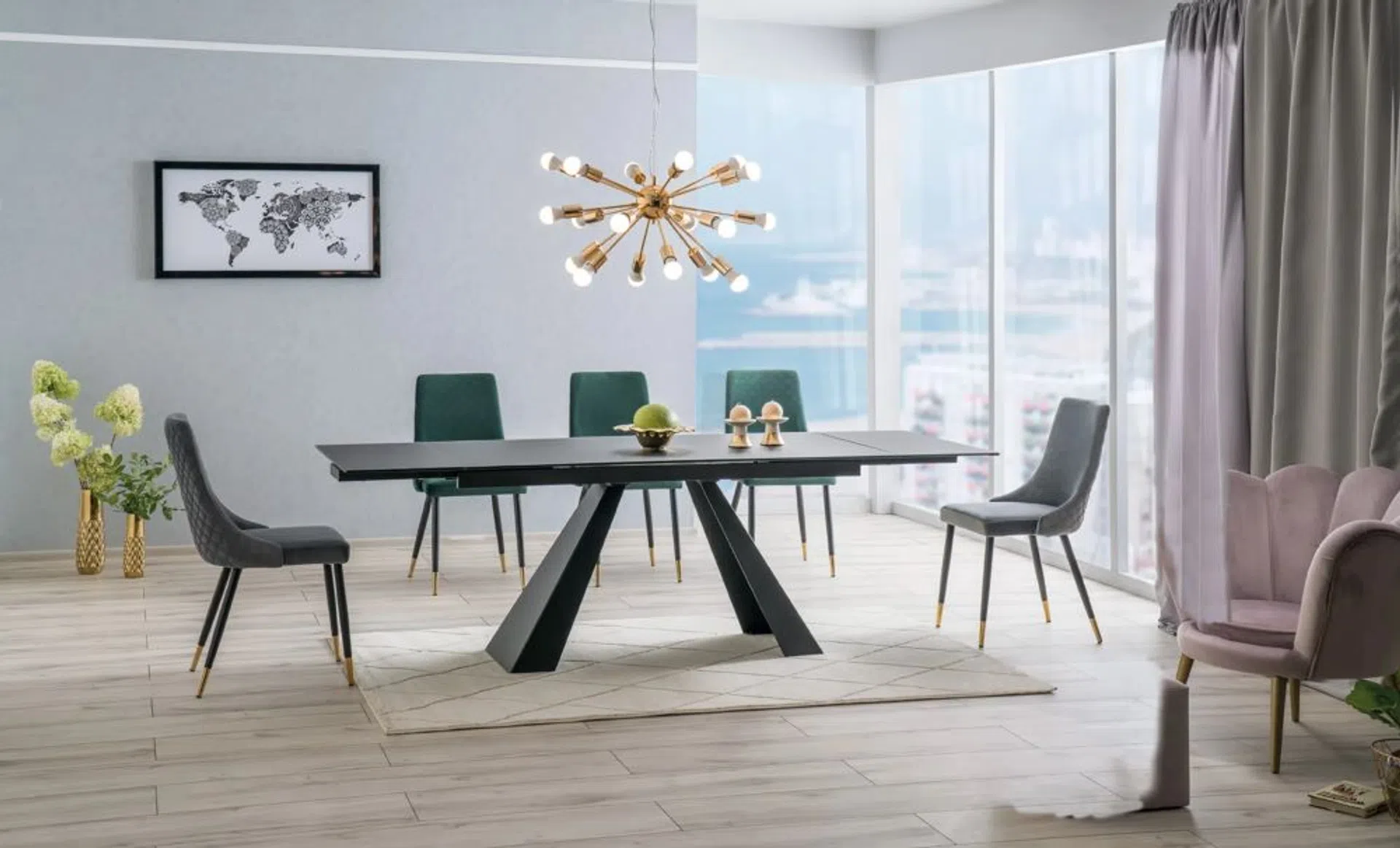 krzesła do czarnego stołu