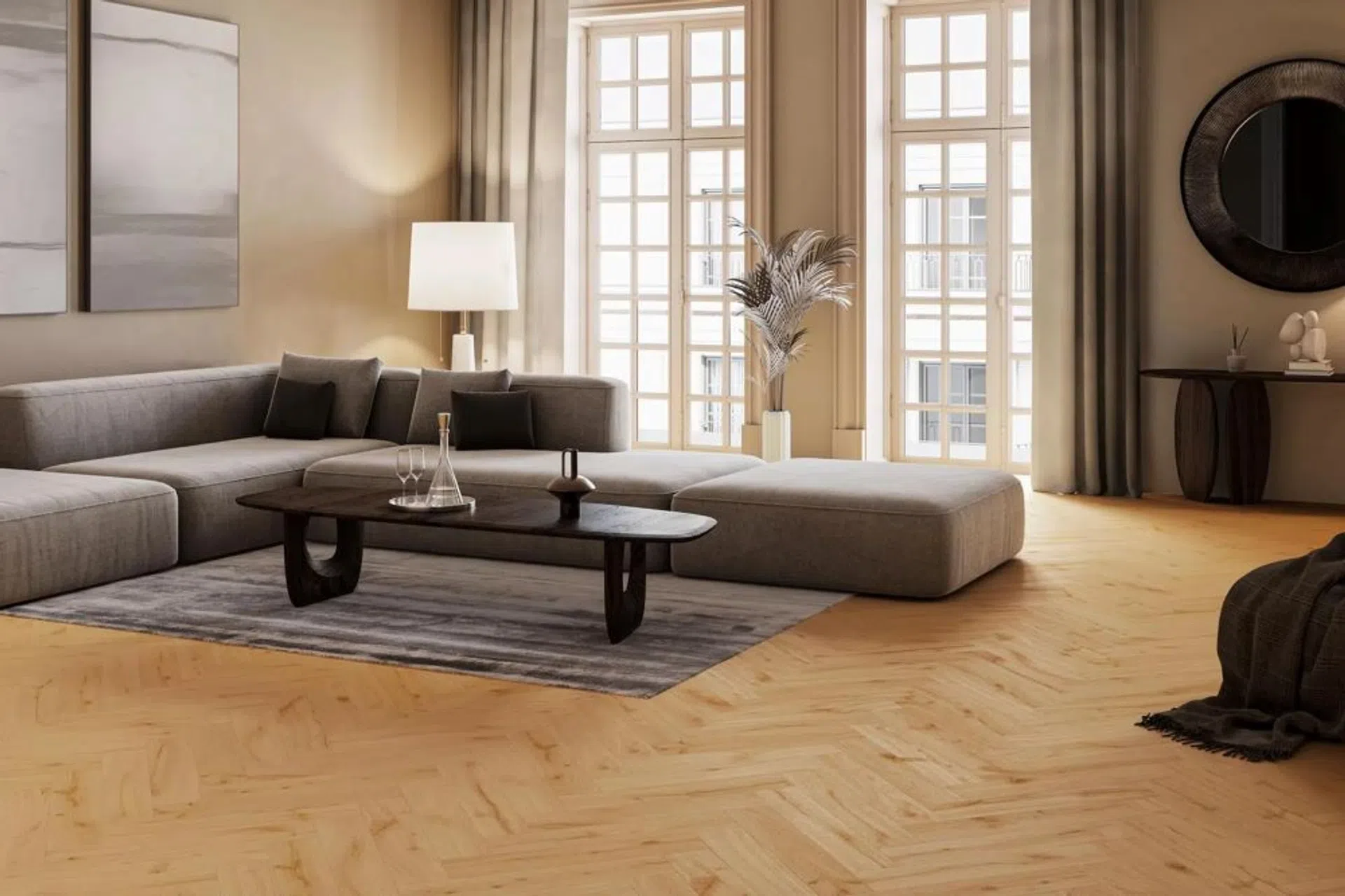 podłoga do wnętrza w stylu klasycznym