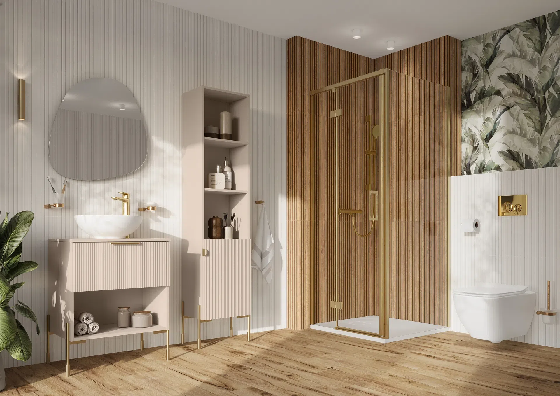 kaszmirowa łazienka