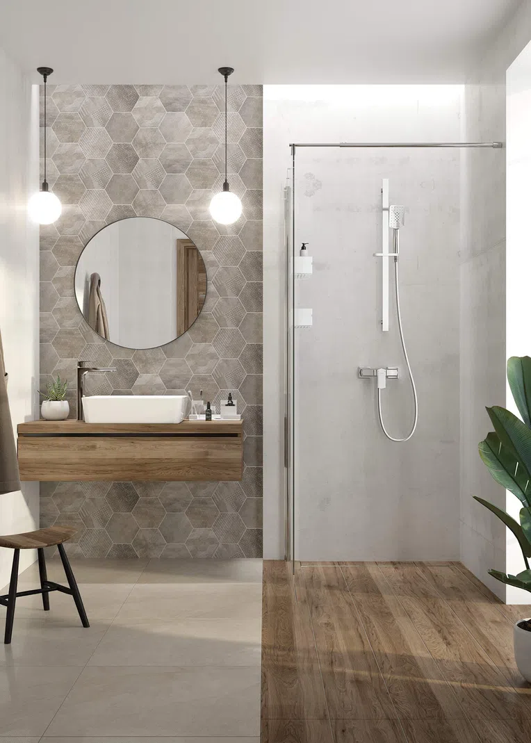 Bateria umywalkowa nablatowa Deante Maruna chrom połysk BGM_021K