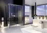 Ścianka kabiny prysznicowej Deante Cynia 80x200cm chrom transparentne KTC_032S
