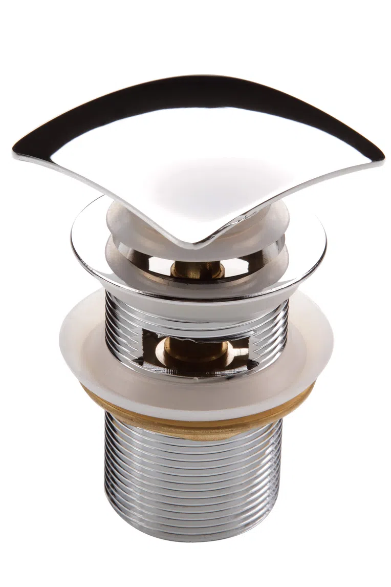 Korek Klik-Klak do umywalki lub bidetu z przelewem Deante chrom NHC_011B