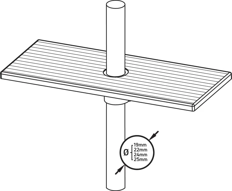 Mydelniczka mocowana Deante chrom połysk ANM_001K