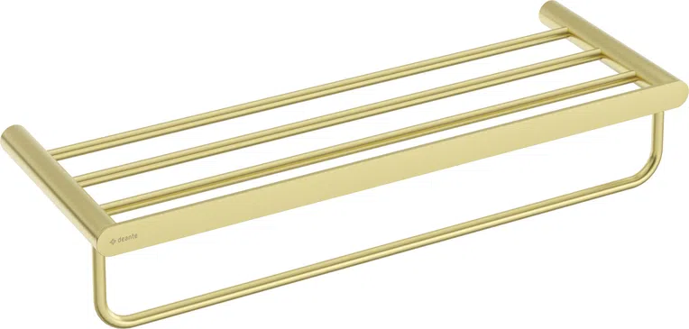 Półka łazienkowa Deante Round złoty szczotkowany ADR_R531