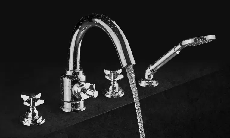 Bateria wannowa Deante Temisto 4-otworowa chrom połysk BQT_014D