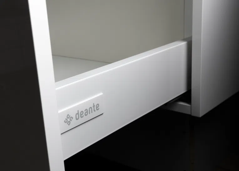 Szafka łazienkowa pod umywalkę z blatem Deante Prizma 60 cm biały połysk SDI_6B61