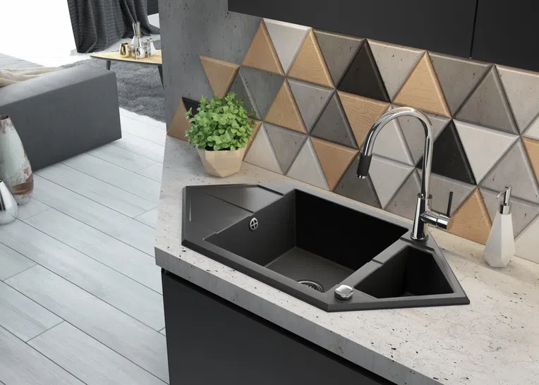 Bateria Zlewozmywakowa aster Deante bca_064m