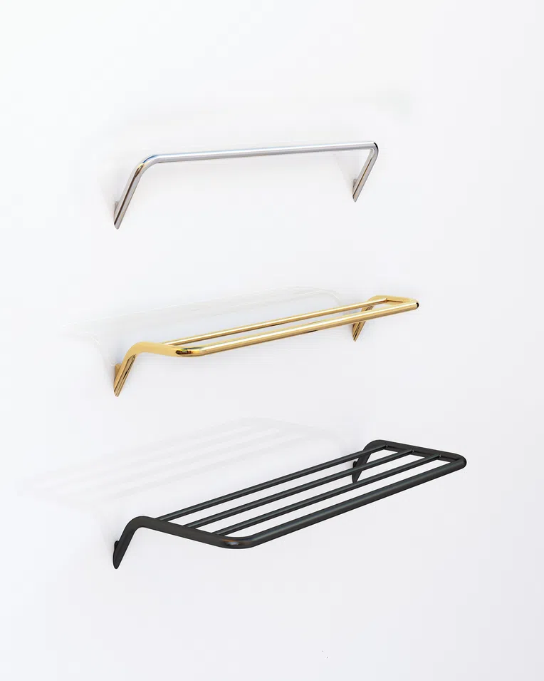 Półka łazienkowa Deante Silia nero ADI_N531