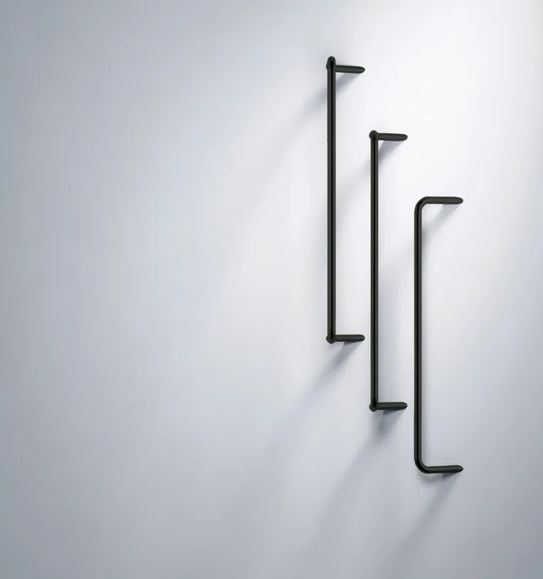 Wieszak łazienkowy na ręcznik Deante Silia nero ADI_N621