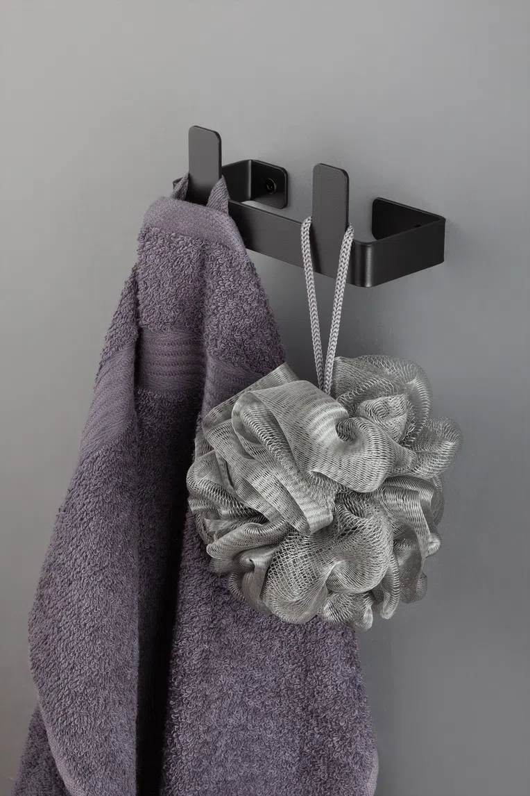 Haczyk łazienkowy na ręcznik Deante Mokko nero ADM_N121