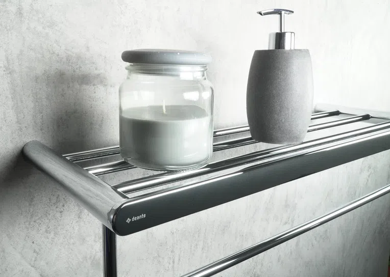 Koupelnová polička Deante Round chrom lesk ADR_0531