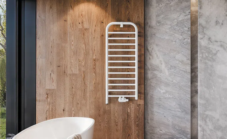 Grzejnik łazienkowy 50x121 cm Silia Deante bianco AGI_AG41