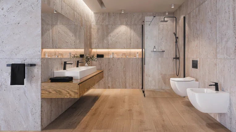 Miska WC wisząca Deante Anemon bezkołnierzowa z deską wolnoopadającą duroplast CDZD6ZPW