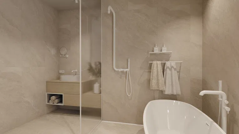 Wanna wolnostojąca Deante Alpinia 160x75 cm owalna biały połysk syfon chrom KDU_016W