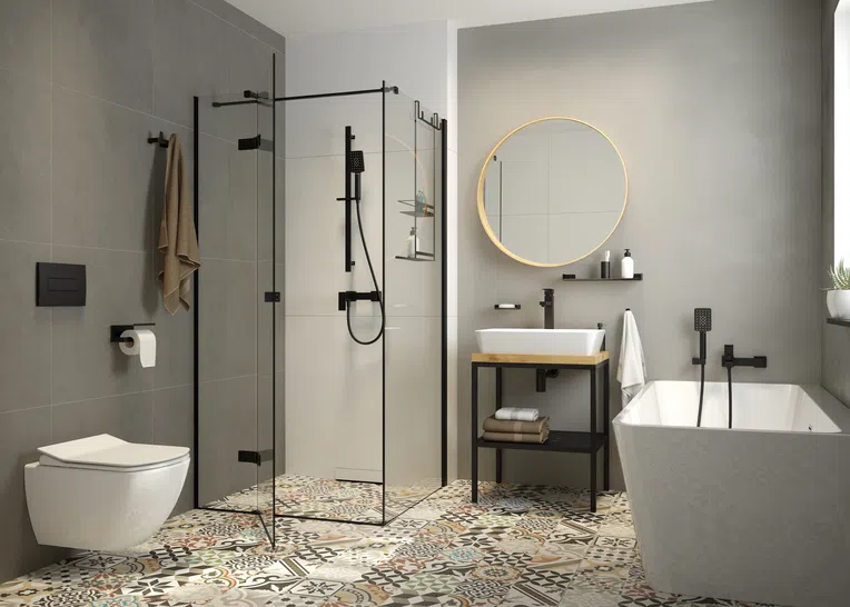 Haczyk łazienkowy na ręcznik Deante Mokko nero ADM_N121