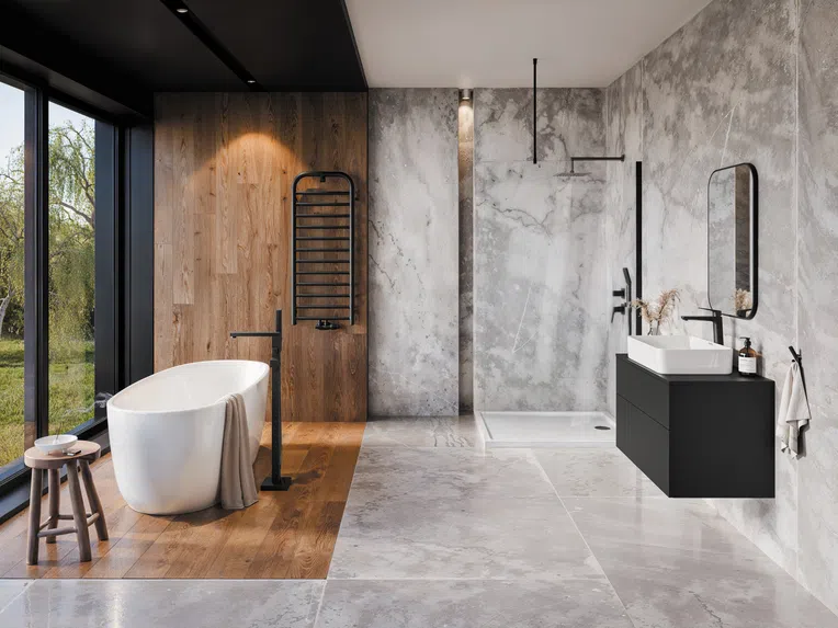 Brodzik prostokątny Deante Prizma 110x90x4,5 biały akryl KTJ_087B