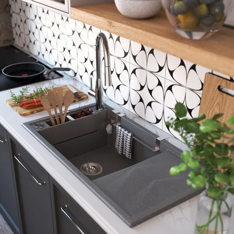 Bateria Zlewozmywakowa lukrecja Deante bdh_072m