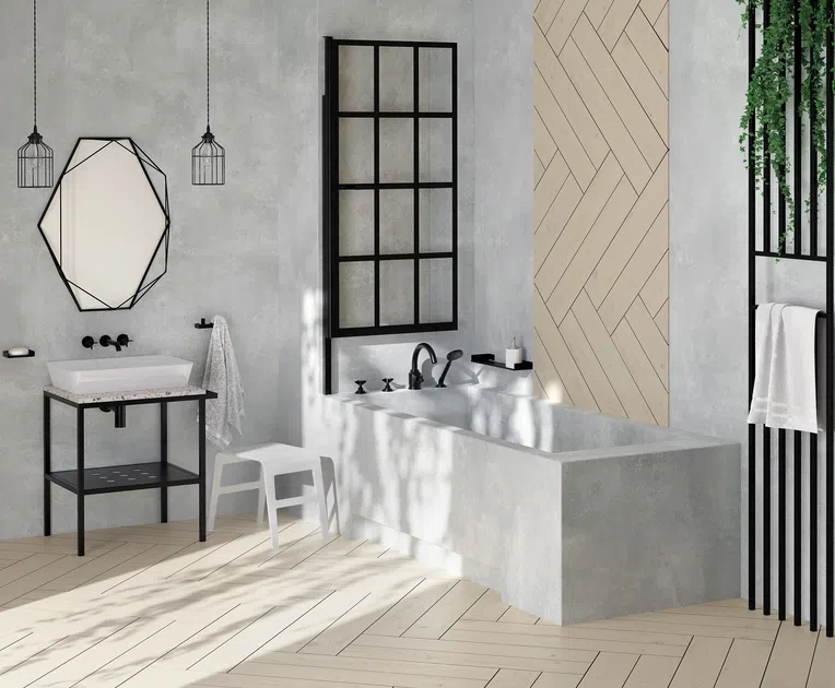 Umywalka nablatowa Deante Tess 60x40 cm prostokątna biały połysk CDS_6U6S