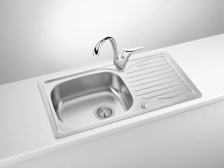 Zlewozmywak z baterią doppio Deante zena0113