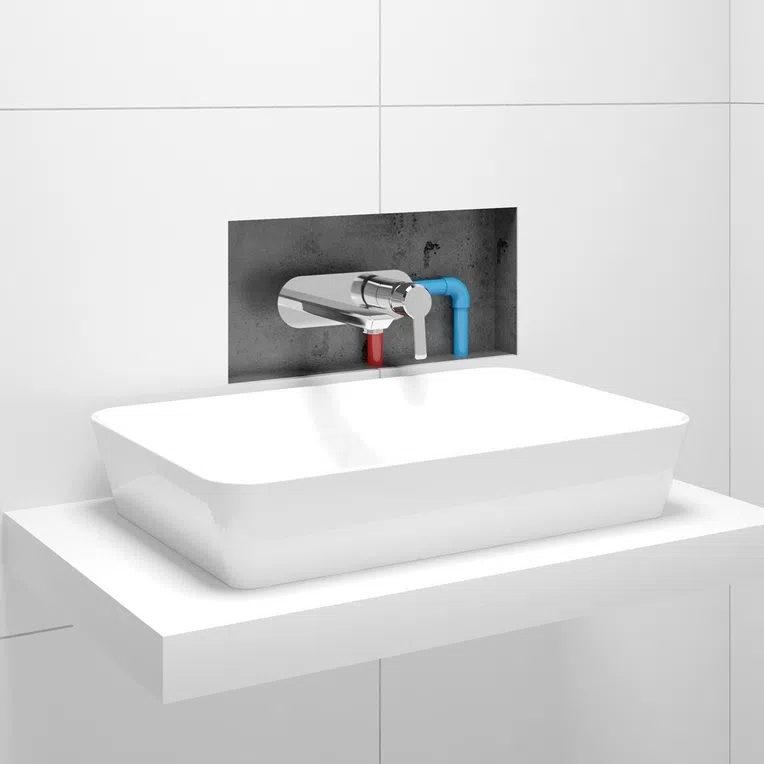 Bateria umywalkowa podtynkowa Deante Arnika chrom połysk BQA_054L