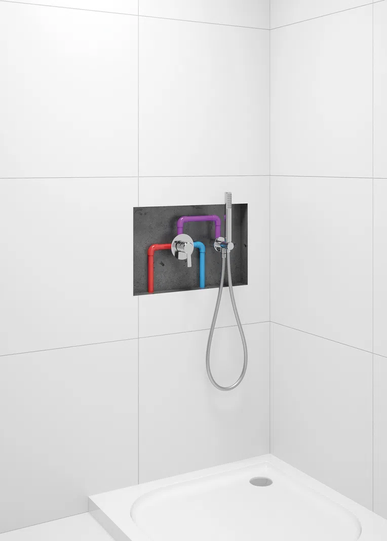 Bateria prysznicowa podtynkowa Deante Arnika chrom połysk BQA_044L