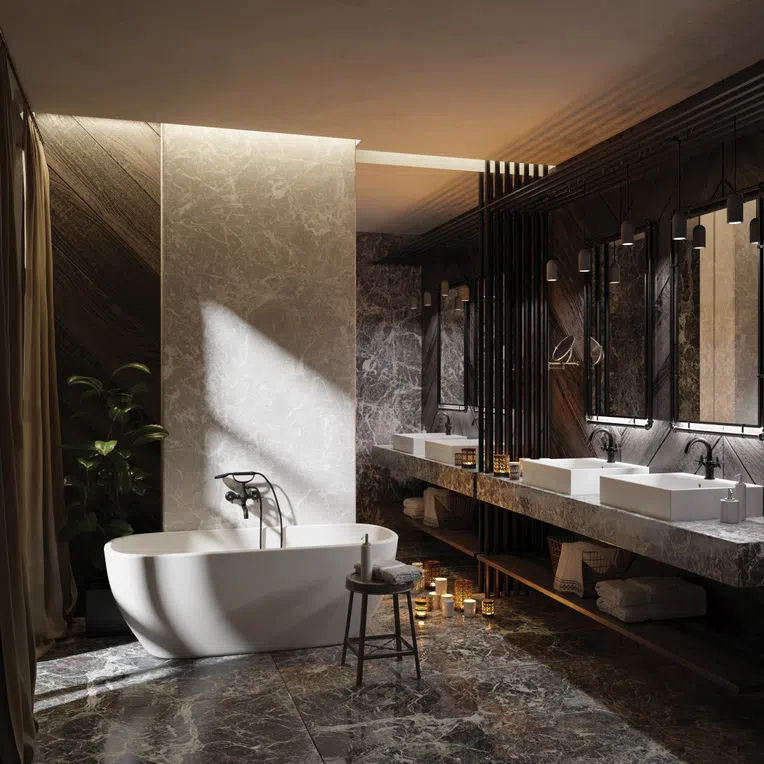 Bateria umywalkowa Deante Temisto nero BQT_N20D