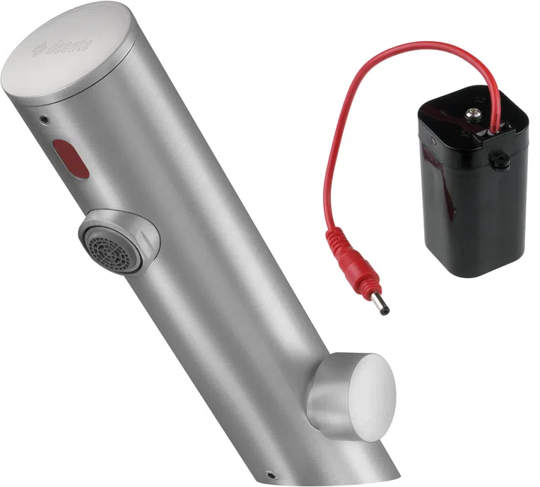 Bateria umywalkowa bezdotykowa Deante Sense stal szczotkowana BQR_F29R