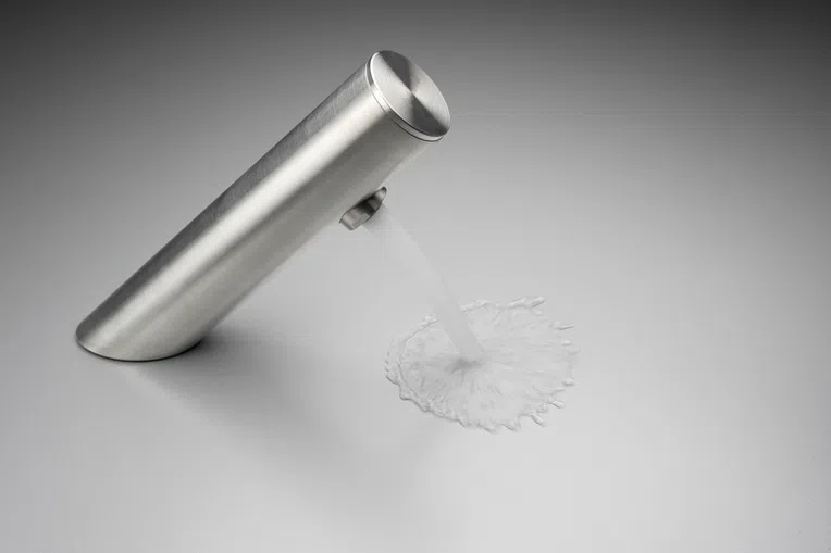 Bateria umywalkowa bezdotykowa Deante Sense stal szczotkowana BQR_F28R